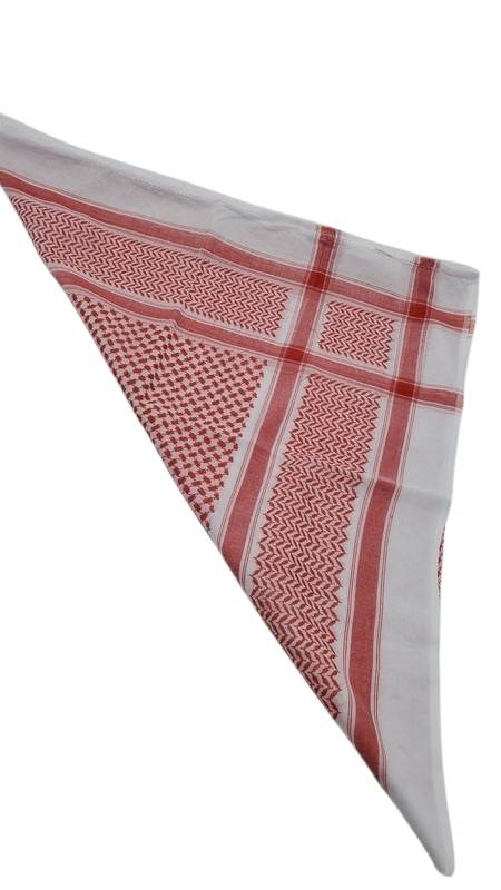 Mens Red and White Scarves