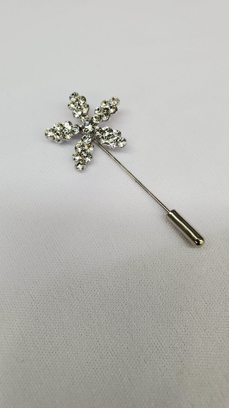 Silver Star Hijab Pin