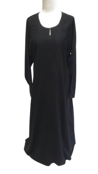 Black Plain Abaya