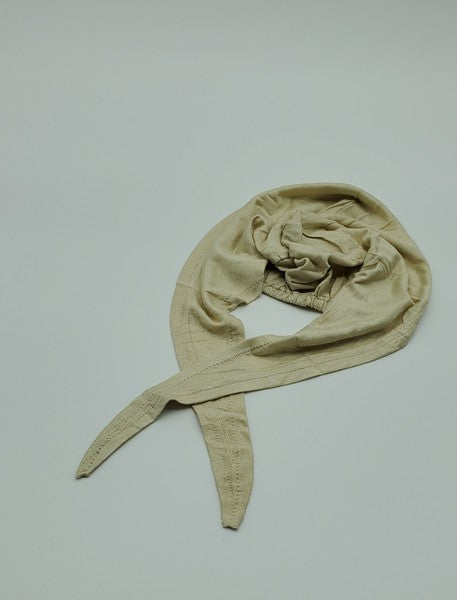 Beige Tieback Cap