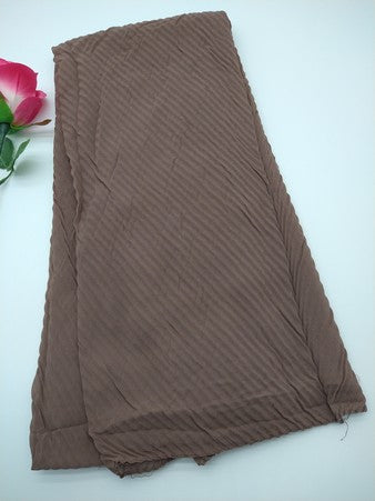 Brick Crinkle Chiffon Shawl