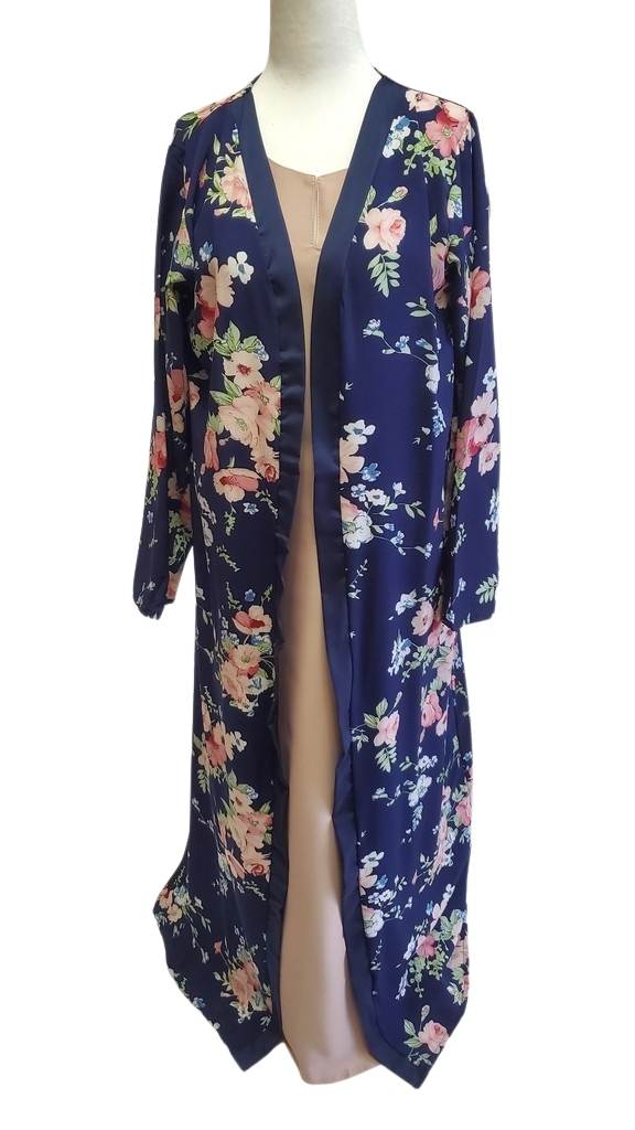 Blue Floral Kimono