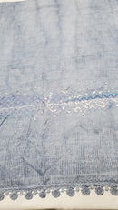 Blue Lace Fancy Shawl