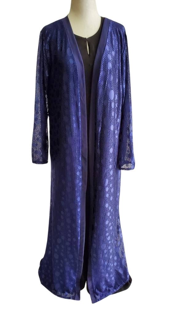 Blue Polka Lace Kimono