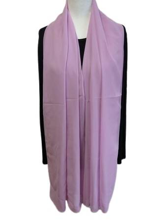 Blush Lilac Chiffon Shawl