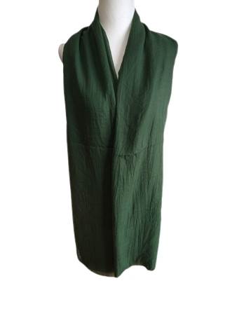 Bottle Green Soft Cotton Shawl