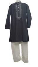 Boys Black Pyjama Kurta