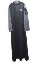 Boys Dark Grey Hoody Thobe