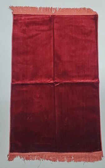 Burgundy Plain Prayer Mat