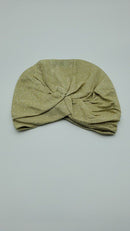 Criss Cross Gold Shimmer Head Cap