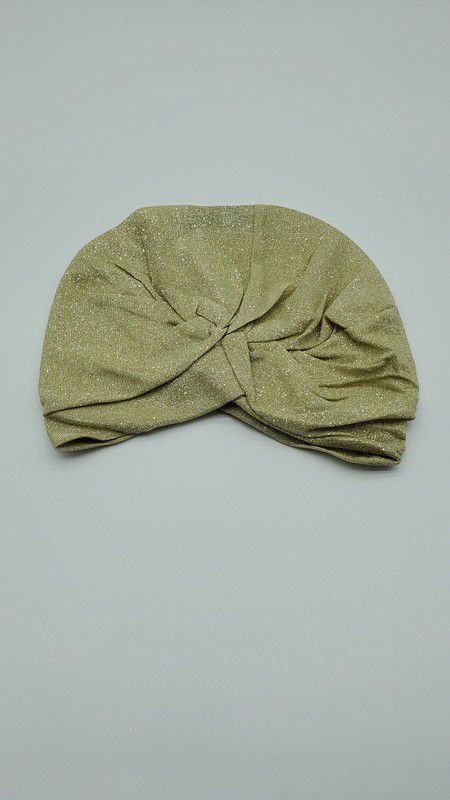 Criss Cross Gold Shimmer Head Cap