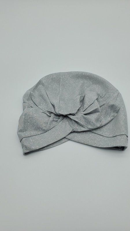 Criss Cross Silver Shimmer Head Cap