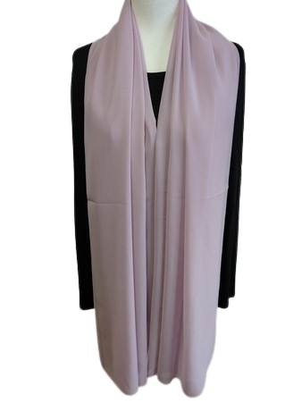 Dusty Mauve Chiffon Shawl