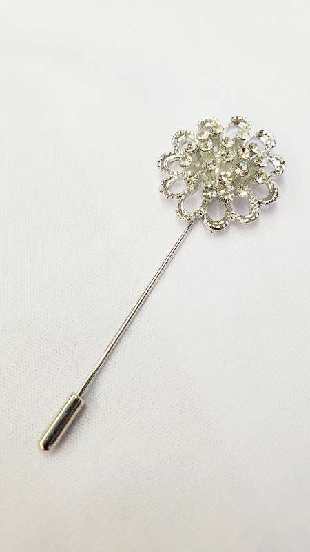 Flower Shaped Hijab Pin with Lock
