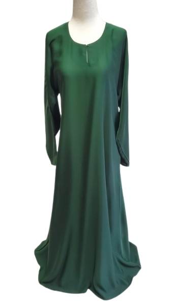 Green Plain Abaya