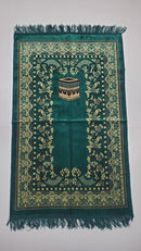 Green Floral Kabah Prayer Mat