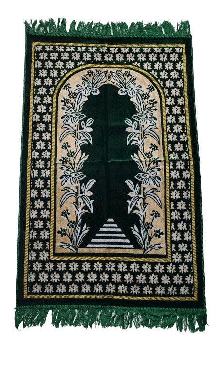 Green Print Prayer Mat