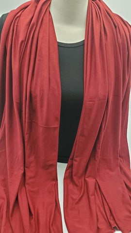 Maroon Jersey Shawl