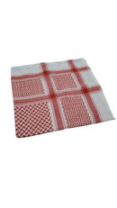 Mens Red and White Scarves