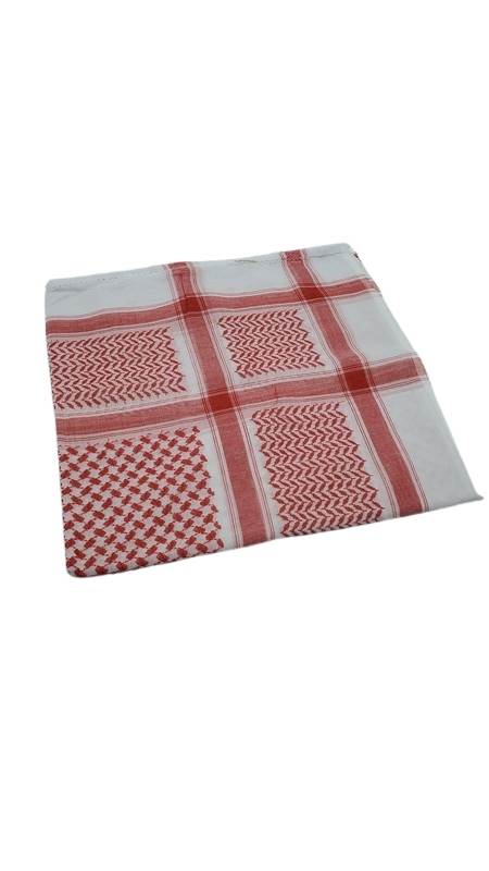Mens Red and White Scarves