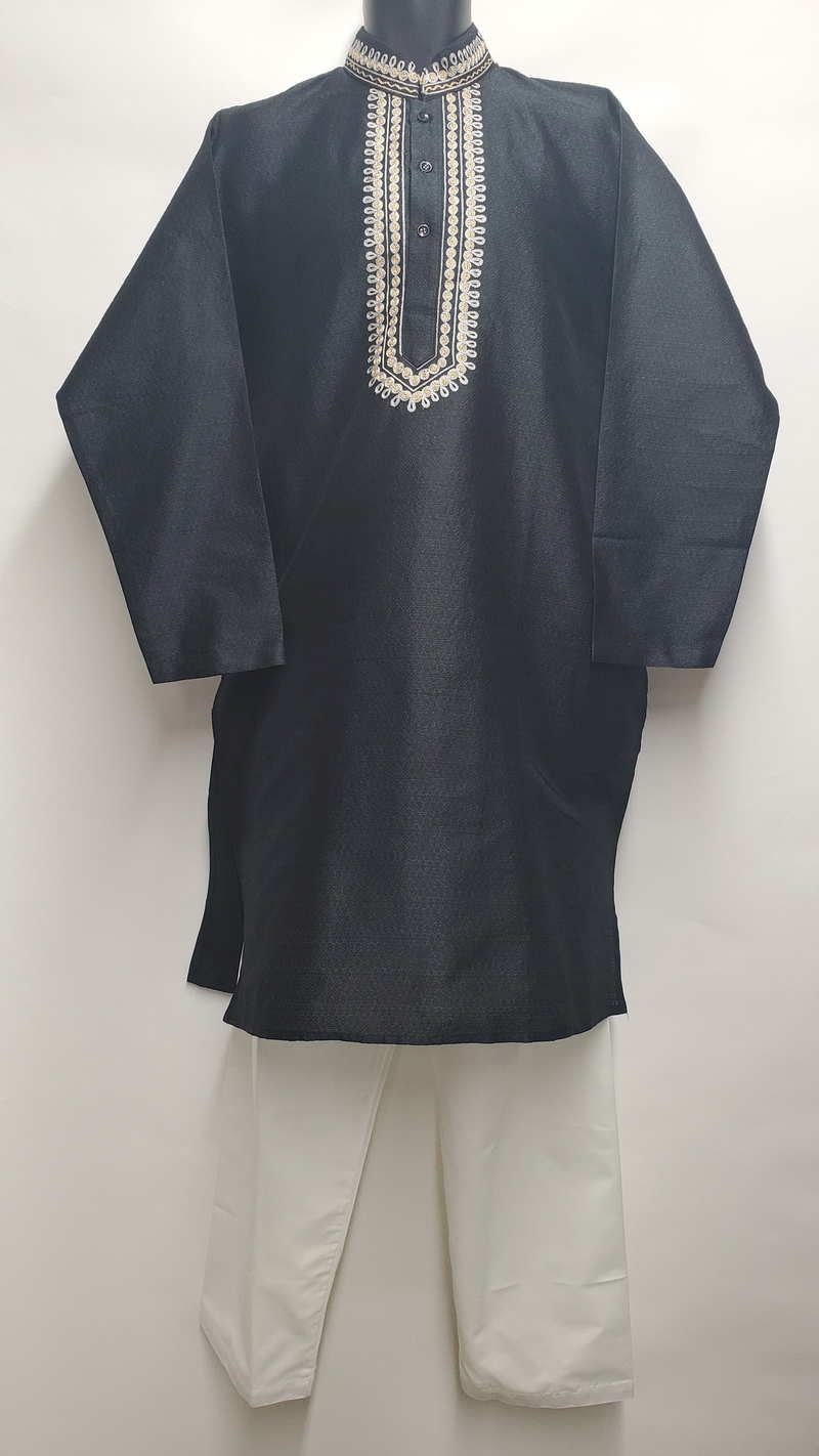 Mens Black Shalwar Kurta