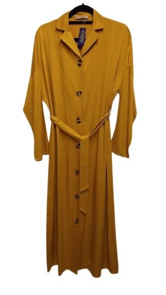 Mustard Abaya Dress
