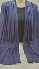 Navy Blue Jersey Shawl