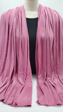 Pink Jersey Shawl