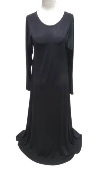 Black Jersey Abaya