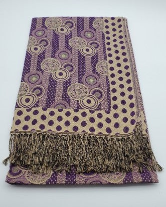 Purple Pashmina Maxi Shawl