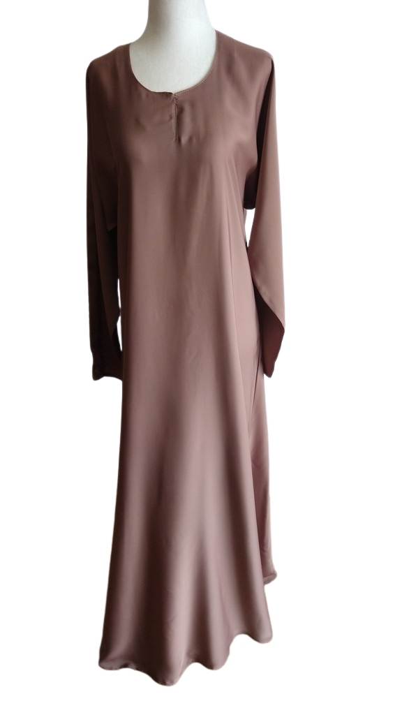 Tan Plain Abaya