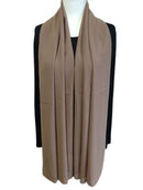 Walnut Brown Chiffon Shawl