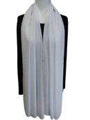 White Chiffon Shawl